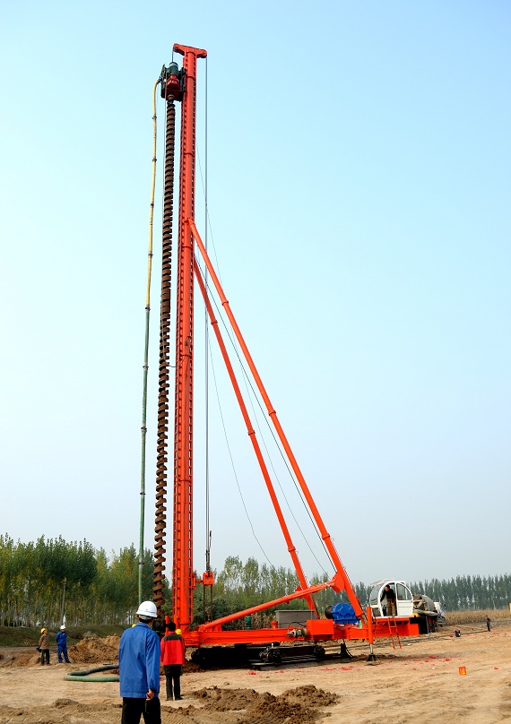 26米长螺旋钻机